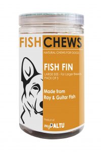 myPALTU Fish Fin Chew. Fish chews for dogs Large Size (pack of 5)