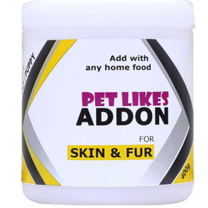Pet Likes ADD ON Skin & Fur. Dog Coat Shine in 4 weeks