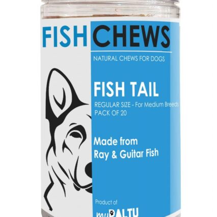 myPALTU Fish Tail Chew. Fish chews for dogs