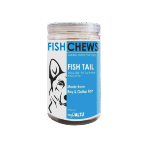 myPALTU Fish Tail Chew. Fish chews for dogs small size (pack of 30)