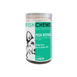 myPALTU Fish Bone Chew. Fish chews for dogs Large size (pack of 5)