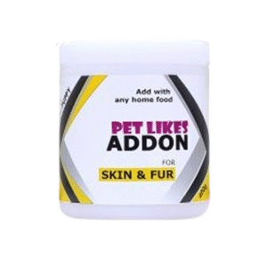 Pet Likes ADD ON Skin & Fur. Dog Coat Shine in 4 weeks 400g